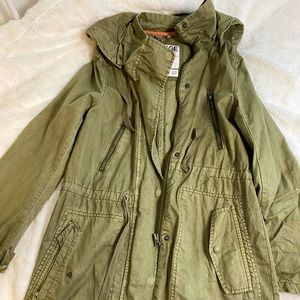Garage trench coat